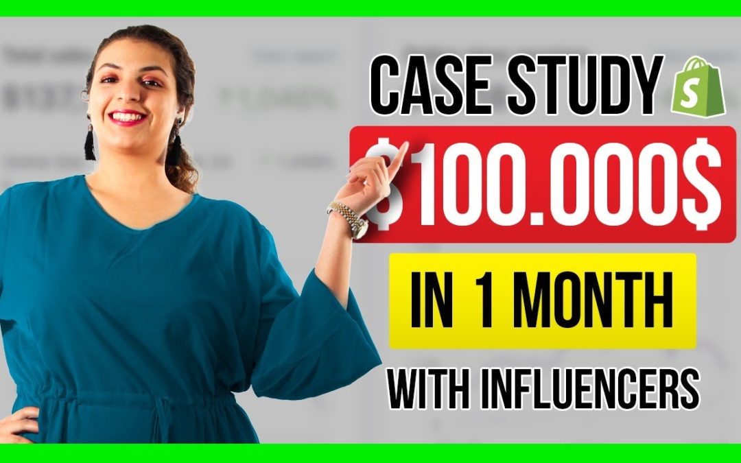 $0 To $100,000 Dropshipping in One month with Influencer Marketing | Shopify Case Study