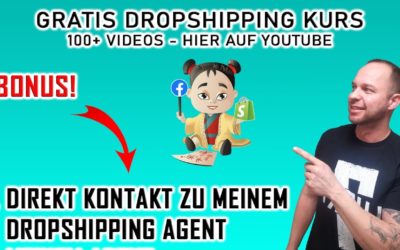 BONUS 1! Direkt Kontakt zu meinem Dropshipping Agent – Shopify Dropshipping Kurs