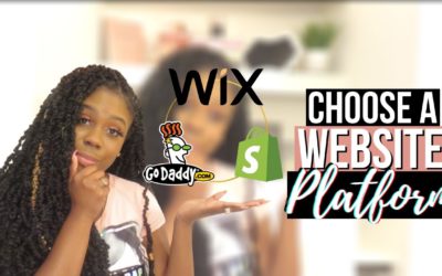 WHICH WEBSITE PLATFORM IS BEST FOR SELLING YOUR PRODUCTS | COMPARING WIX, SHOPIFY AND GODADDY 2020