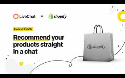 LiveChat for Shopify: recommend your products straight in a chat
