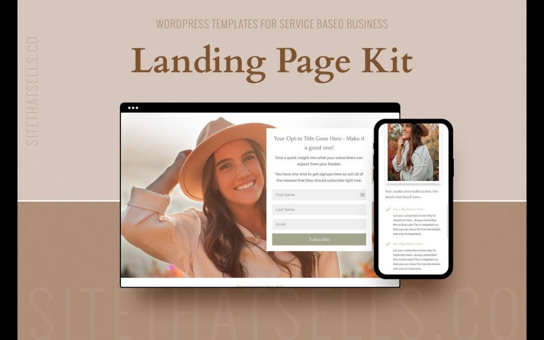 Divi Landing Page Templates  – Happy Earth – Site That Sells