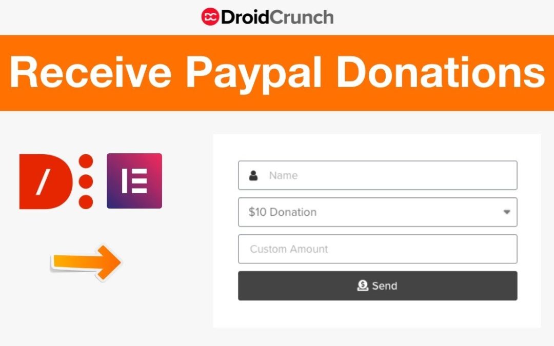 How To Receive Paypal Donations in WordPress with Elementor Form using Dynamic Content