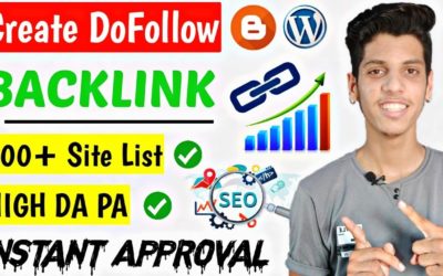 How To Create Backlinks [ DoFollow ] In 2020 | 100+ DoFollow Backlinks Site List Instant Approval