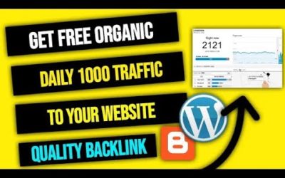 Get Free Traffic For Your Blogger And WordPress Website And Backlinks In Hindi