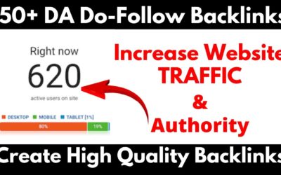 Create High Quality Dofollow Backlinks || 50+ DA Websites || High DA PA Dofollow Backlink || Profile