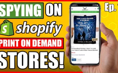 SPYING On PROFITABLE Shopify Print On Demand Stores! (Hooded Blankets, Canvases & MORE! – Ep. 1)