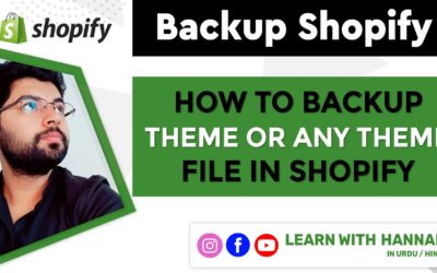 Easiest way to Backup Your any file or complete theme in shopify store