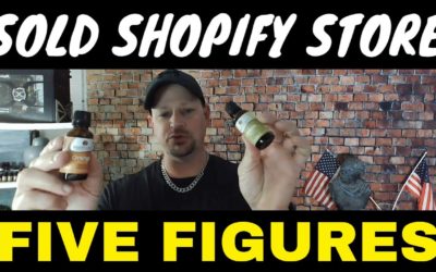 How I SOLD my SHOPIFY Store for FIVE FIGURES!