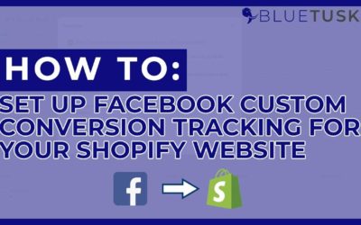 How to Set Up Facebook Custom Conversion Tracking for Your Shopify Website – 2021