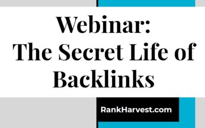 SEO – Intro to Backlinks Fiverr Webinar