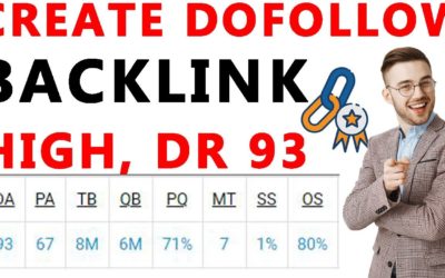 How to Get DR 93 Dofollow Backlink for Free | how to create build high quality backlinks in Hindi
