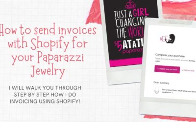 How to send an invoice with Shopify for your Paparazzi Accessories Business.
