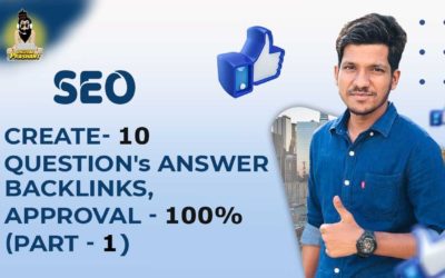 How to create 10 Question's Answer  Backlinks (part-1) | Approval-100% | SEO | off page SEO |