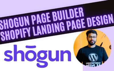 shopify page builder | shogun page builder | Shopify Landing page design bangla