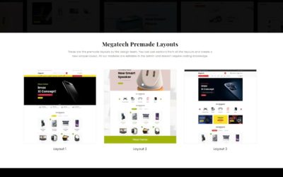 Megatech Multipurpose Shopify Theme gift ecommerce Build Website