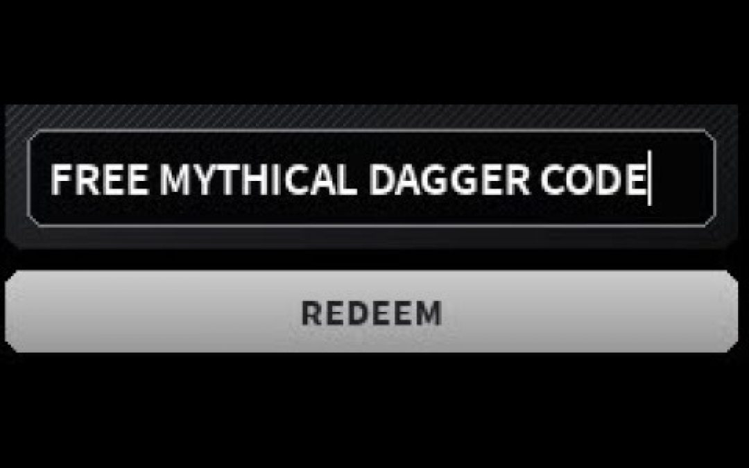 FREE MYTHICAL DAGGER CODE on Roblox ad Business
