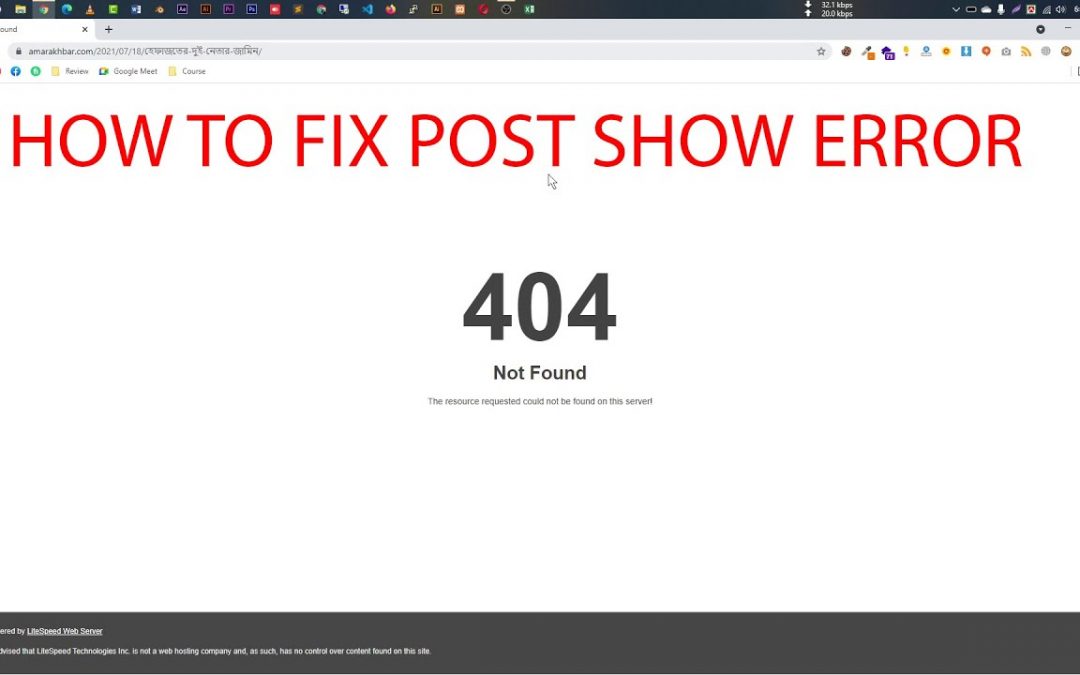 How to Fix WordPress Error 404 Not Found
