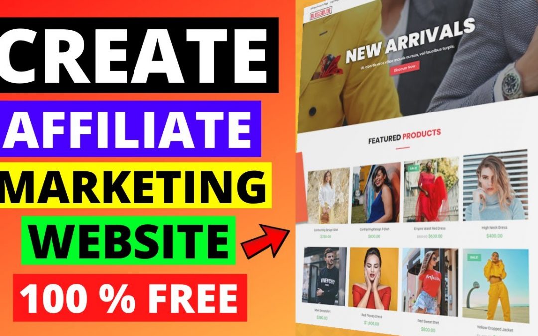 How To Make a Website For Affiliate Marketing For Free | Google Sites Website Builder Tutorial 2021