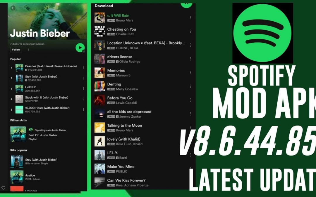 Spotify Mod Apk 8.6.44.851 | New 2021 (Unlock Premium) free download for android