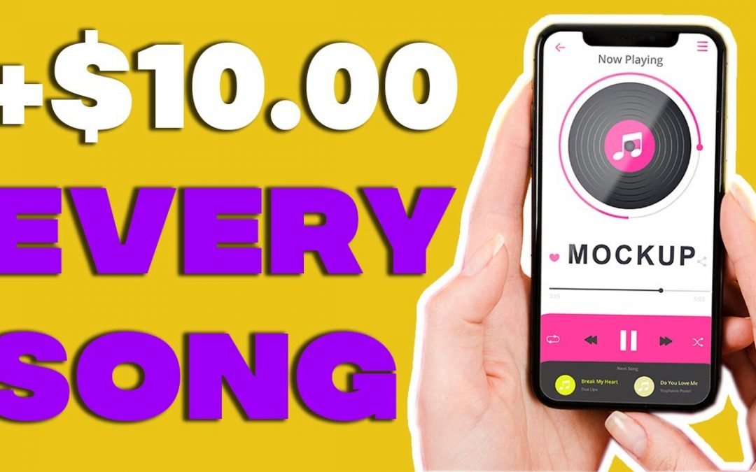 Earn $10 PER SONG YOU LISTEN TO 2021 *NEW* (Make Money Listening To Music)