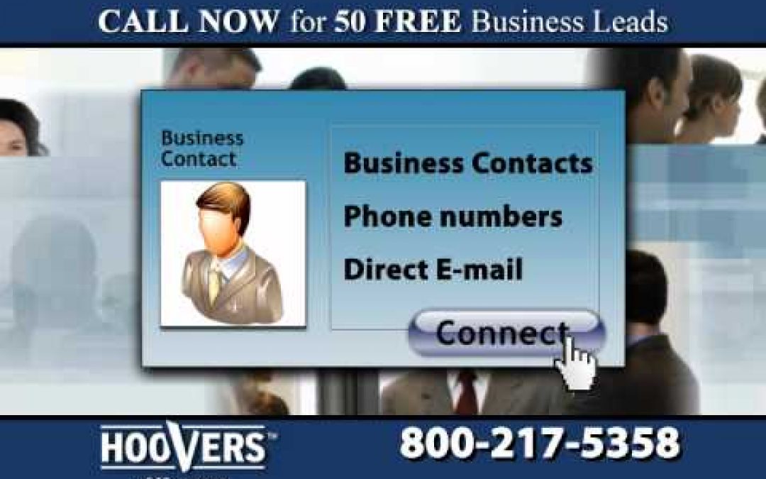 Hoover's Free Business Leads Promo