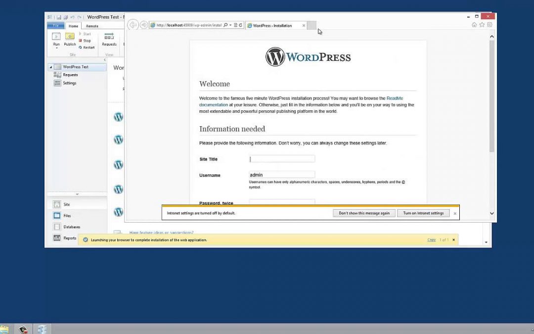 How to Install WordPress 3.5 with Microsoft WebMatrix – Lucid Nerd Tutorial