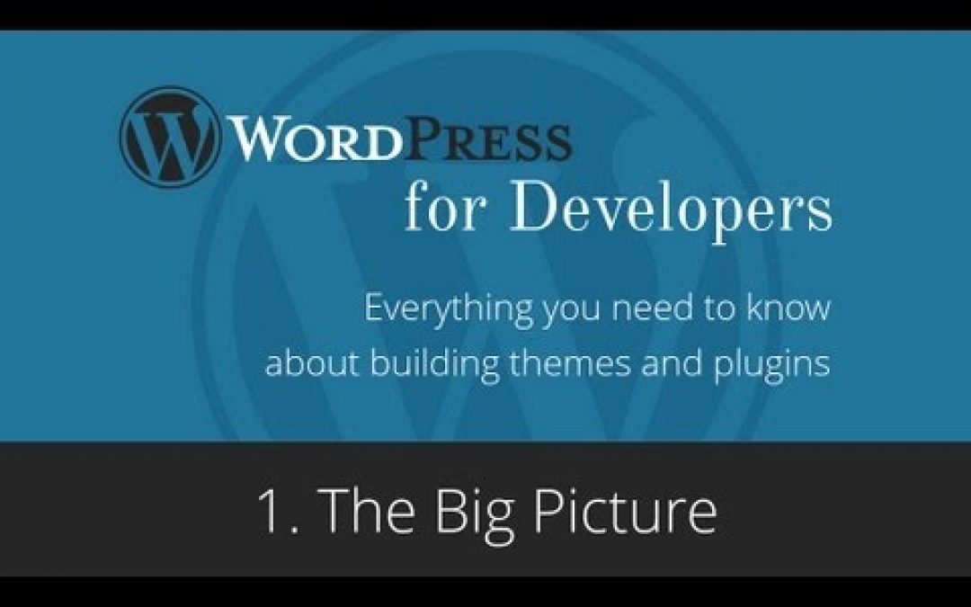 WordPress for Developers – Introduction