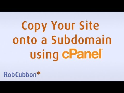 Create A Subdomain Copy WordPress Site On cPanel