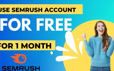 Best keyword Research Tools | How to use semrush Free for 30 days | Semerush Free Premium Account