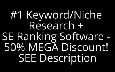 [7 Days ONLY] Long Tail Pro – #1 Keyword/Niche Research + SE Ranking Software on 50% MEGA Discount!