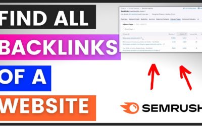 How To Find All Backlinks Of A Website? (Using Semrush) [in 2023]