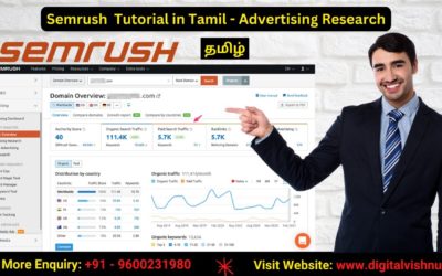 Semrush Tutorial Tamil – How To Check Competitor Advertising Research With Semrush
