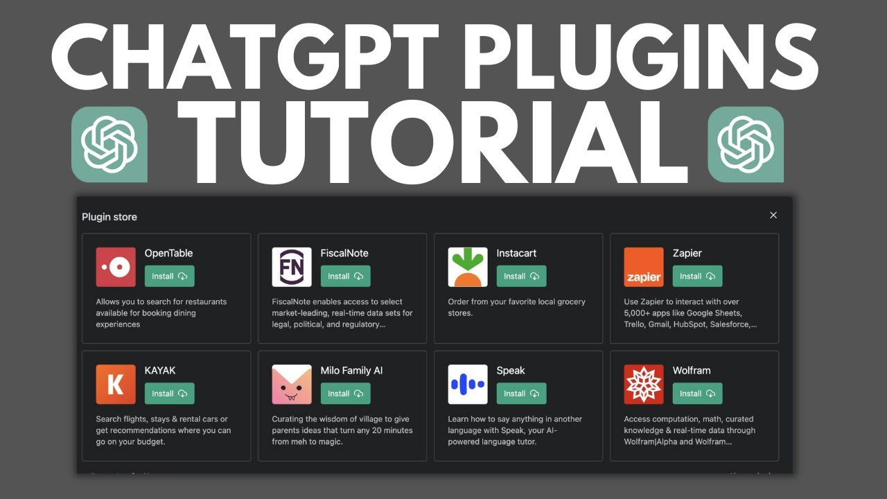 How To Use ChatGPT Plugins ChatGPT Plugin Tutorial SEO One Page