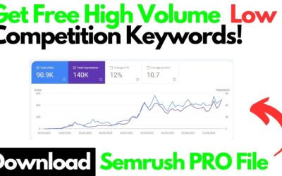 Free Semrush PRO High Volume Low Competition Keywords! Rank Your Health Site On Google's 1st Page