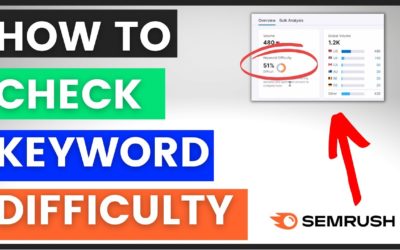 How To Check Keyword Difficulty Of A Keyword? (Using Semrush)