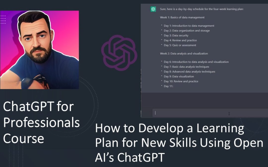 Use ChatGPT to Develop a Learning Plan for New Skills Using AI | Easy Guided How-to Project