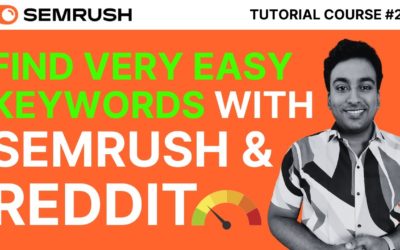 How to Find Keywords With Low Competition Using Reddit and Semrush 2024 | Semrush Tutorial Course
