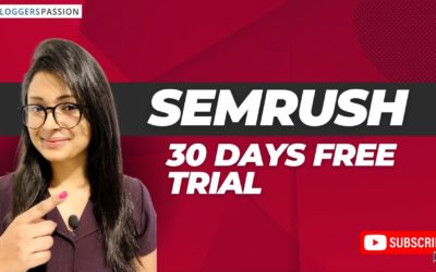 Try SEMRUSH Pro and Guru accounts for FREE!