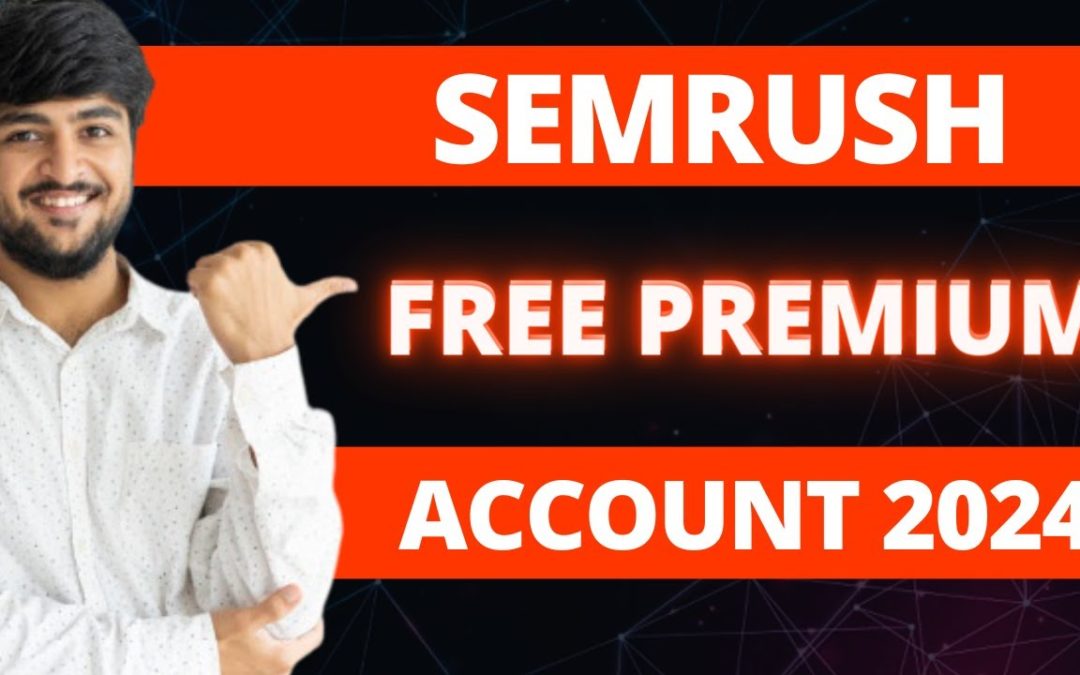 Semrush Free Premium Account | Semrush Free Account 2024 | How to Get Semrush Free Account Cookies!