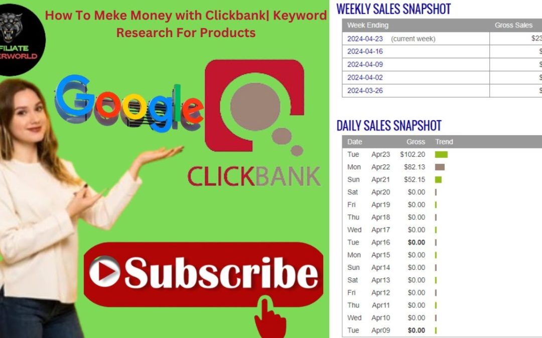 How To Make Money With Clickbank || Keyword Research kayse kare Semrush tool se||